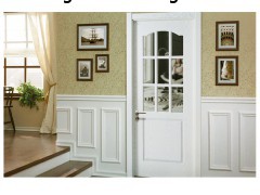 3D木门免漆室内门厕所卫生间玻璃门厨房门实木复合定制木门
