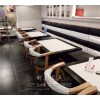 景田茶餐厅防火板餐桌 料理店 西餐厅板式餐台 款式可定做