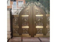 庭院铜门定做|庭院铜门价格-铜升