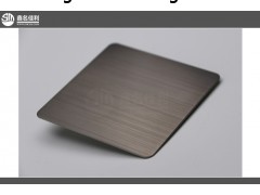 彩色【不锈钢拉丝板】厂家 不锈钢黑钛拉丝板加工 不锈钢装饰板