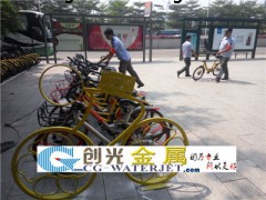 共享单车雕塑