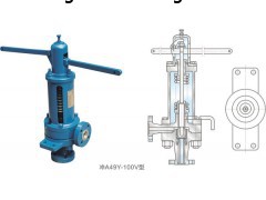 A49Y彈簧安全閥(脈沖式安全閥)產(chǎn)品剖解圖