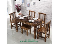 实木餐桌椅定制 实木桌椅图片 餐厅桌椅批发厂家