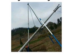 立12米电杆抱济杆价格 独角抱杆价格