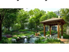 供应广东五行园林之广州庭院景观风水设计居住规划