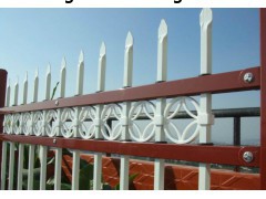 三道杠锌钢护栏双横杠锌钢护栏双向弯头锌钢护栏工厂定制