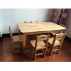 舒誉供应实木桌椅   幼儿园橡木桌椅
