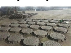 厂家直销球墨铸铁井盖 方形井盖700 雨水井盖 定制加工