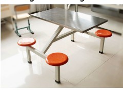 支持安装玻璃钢餐桌凳  不锈钢餐桌椅