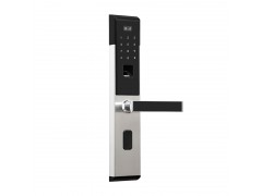 智能酒店门锁厂家直销指纹密码防盗刷卡锁远程控制APP不锈钢锁