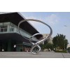 开封 城市街道景观白钢镜面雕塑 大型创意艺术制作厂家