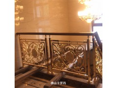 佛山K金铝艺楼梯护栏新款式更受欢迎