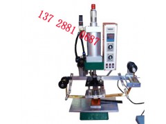 臺式自動燙金機竹木商標燙印機塑料商標烙印機皮革壓花機壓印機