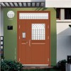 厂家货源小区楼宇门 氟碳漆对讲门 不锈钢单元门