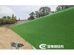登峰绿植围挡应用在广州南沙市政工程项目