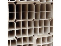 长期生产直销UPVC材质格栅管 栅格管 白色方管