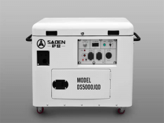 萨登5000瓦静音发电机工程用电静音降噪